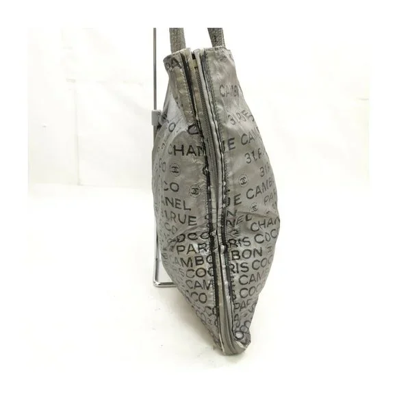 Chanel Tote Bag Metalic Nylon - Picture 3 of 10